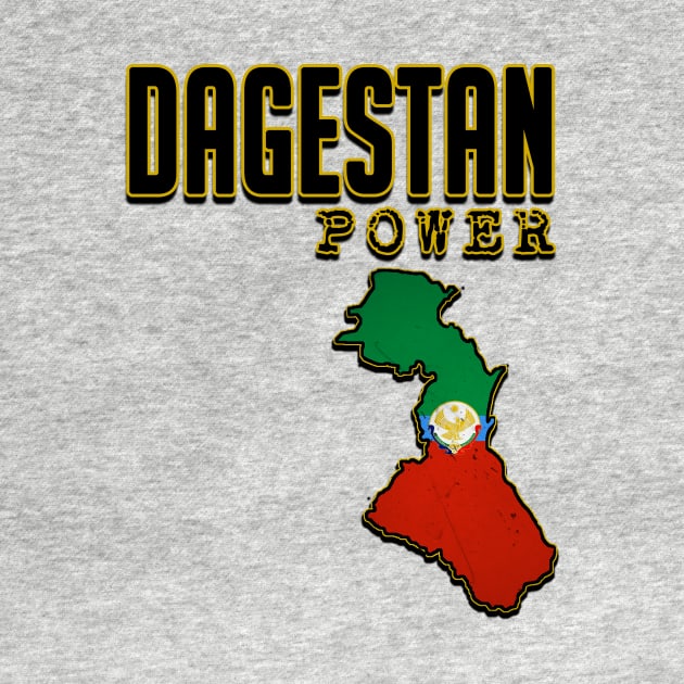 Dagestan Power, Dagestan Map, Dagestan Flag by Jakavonis